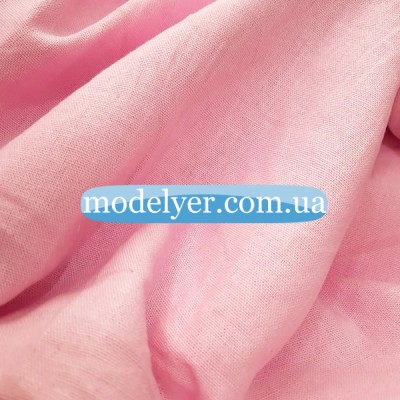 Ткань Лен (розовый)